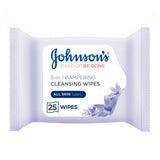 Johnson's Make-Up Be Gone 5-in-1 Pampering Cleansing Wipes 25 Wipes