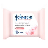 Johnson's Make-Up Be Gone 5-in-1 Refreshing Cleansing Wipes 25 Wipes