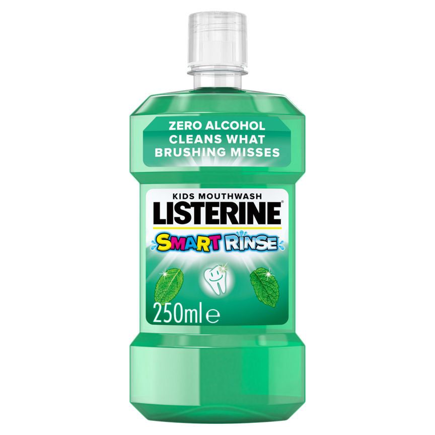 Listerine Smart Rinse Mild Mint Mouthwash for 6yrs+