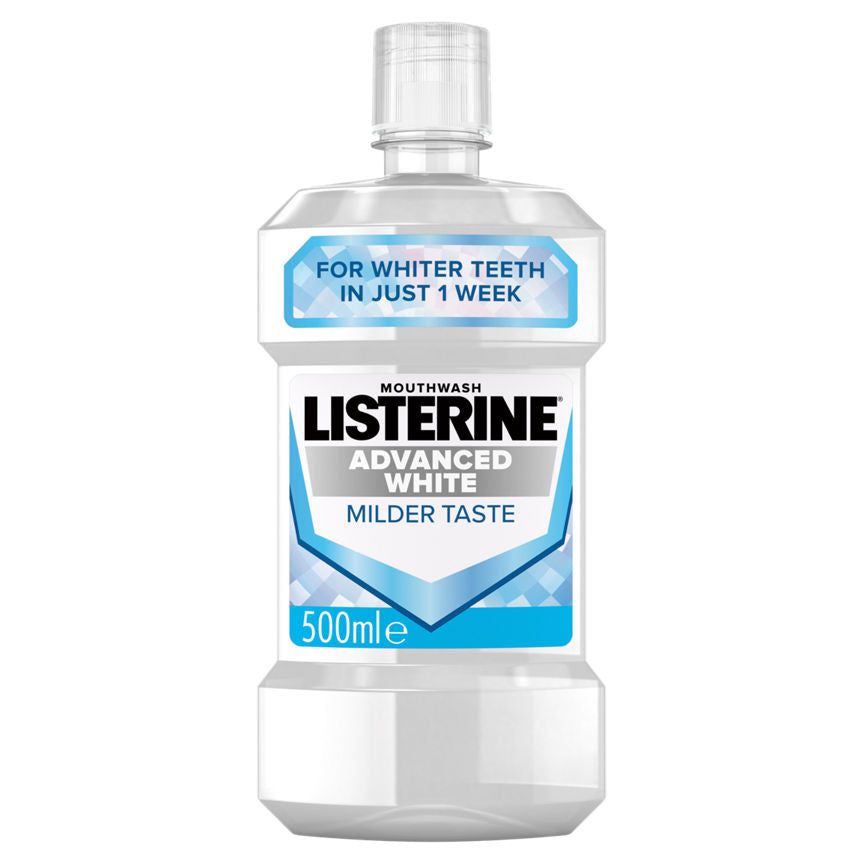 Listerine Advance White Milder Taste Mouthwash GOODS ASDA   