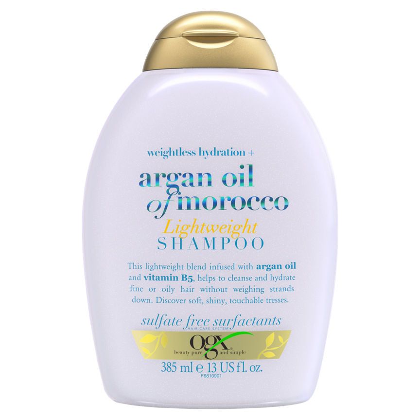 OGX Argan Oil of Morocco Lightweight Shampoo GOODS ASDA   