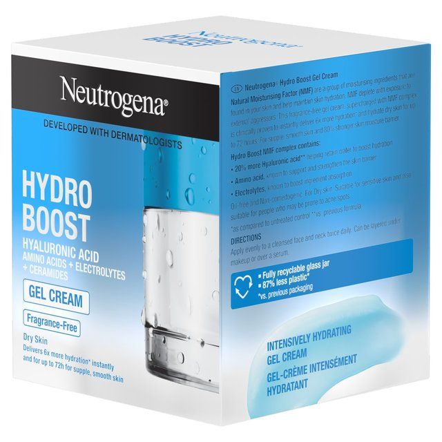 Neutrogena Hydro Boost Gel Cream Moisturiser for Dry Skin   50ml GOODS M&S   