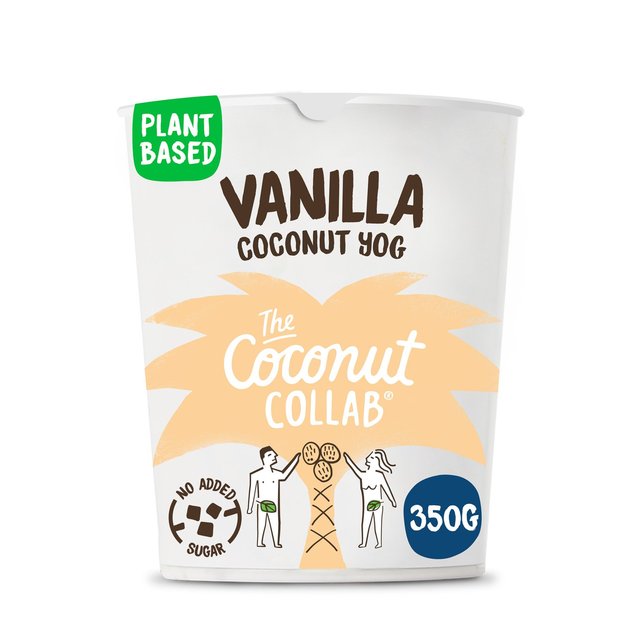 The Coconut Collaborative Dairy Free Vanilla Coconut Yoghurt   350g