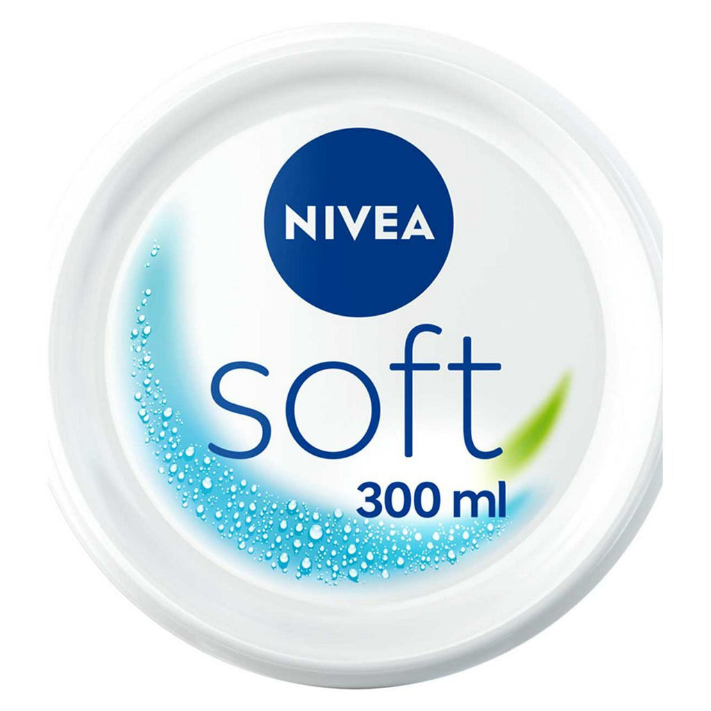 NIVEA Soft Moisturising Cream for Face, Hand and Body, 300ml