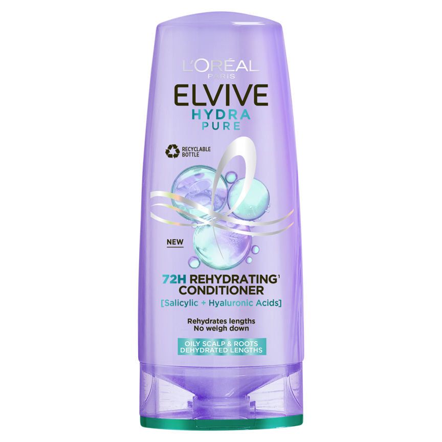 L'Oreal Elvive Hydra Pure 72h Rehydrating Conditioner 250ml