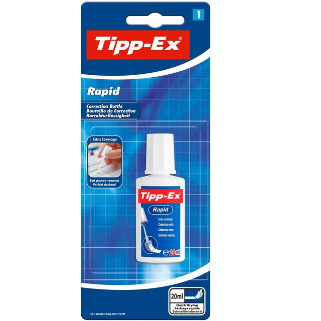 TIPP-EX Rapid Correction Fluid Pack of 1   20ml