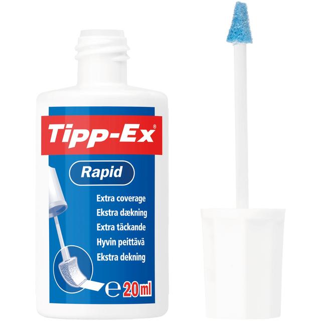 TIPP-EX Rapid Correction Fluid Pack of 1   20ml