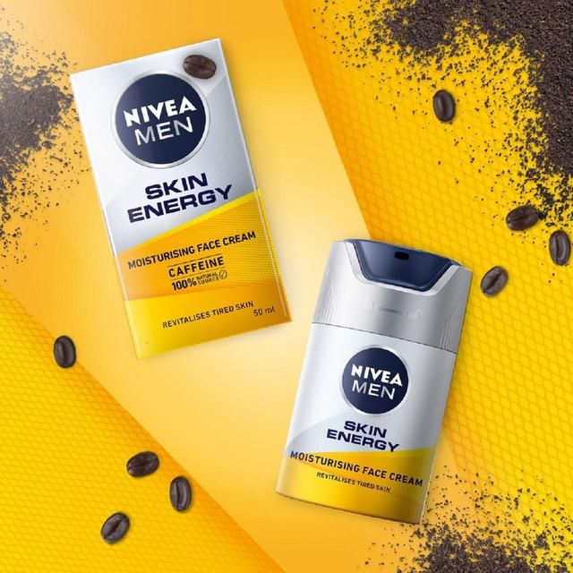 NIVEA MEN Active Energy Skin Revitaliser Face Cream   50ml GOODS M&S   