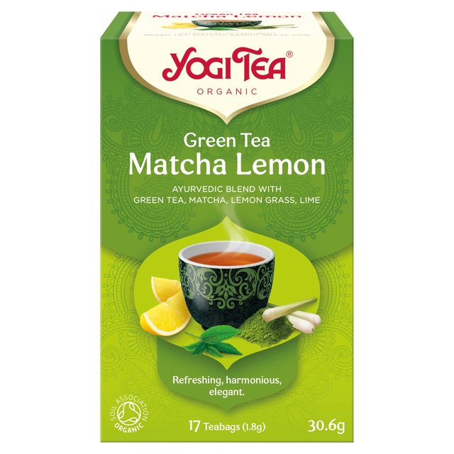 Yogi Tea Organic Matcha Lemon   17 per pack