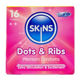 Skins Dots & Ribs Condoms   16 per pack GOODS M&S   