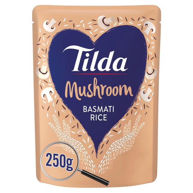 Tilda Microwave Mushroom Basmati Rice   250g