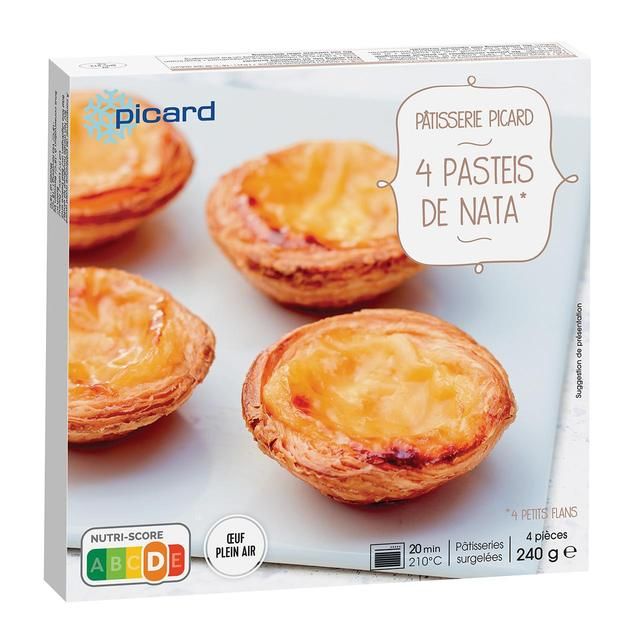 Picard Pasteis De Nata   4 per pack