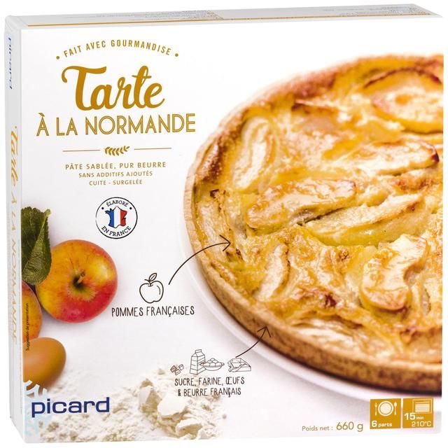 Picard Apple Tart A La Normande   660g