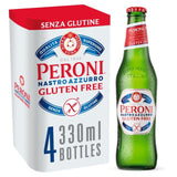 Peroni Nastro Azzurro Gluten Free Beer Lager Bottles   4 x 330ml GOODS M&S   