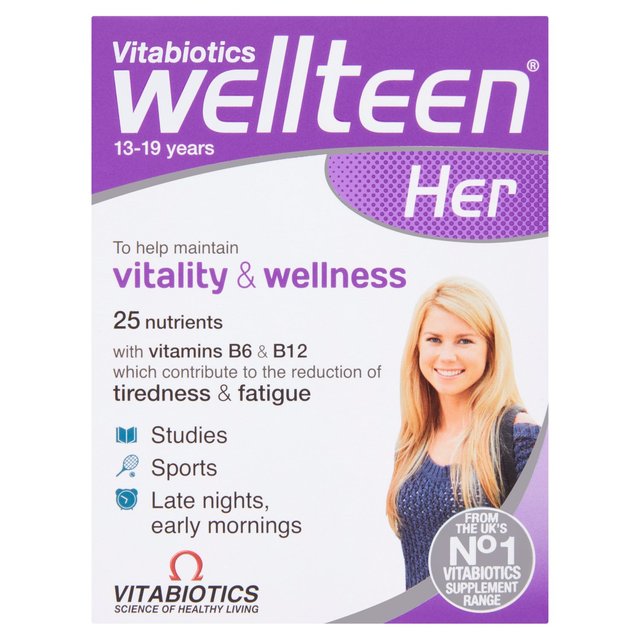 Vitabiotics Wellteen Her Vitality & Wellness Tablets    30 per pack