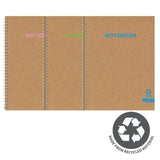 Silvine A4 Recycled Notebook Kraft Cover GOODS M&S   