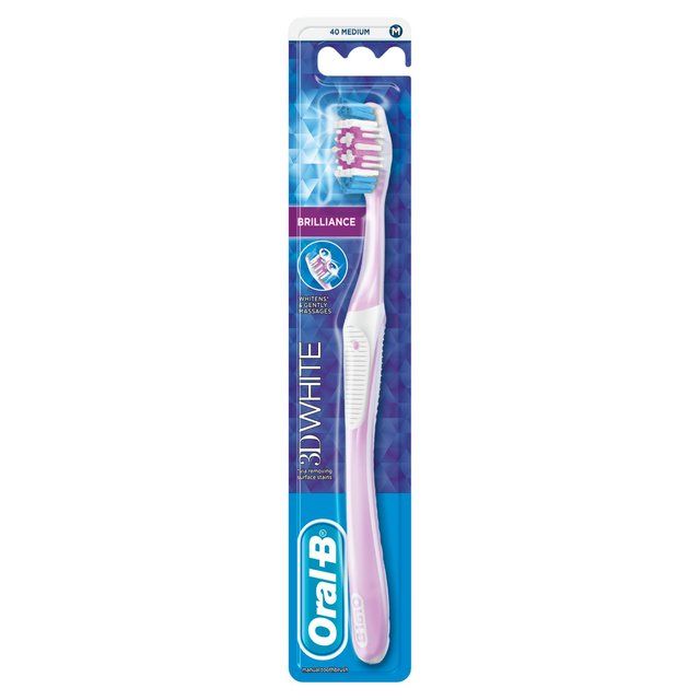 Oral-B 3D White Brilliance 40 Medium Toothbrush