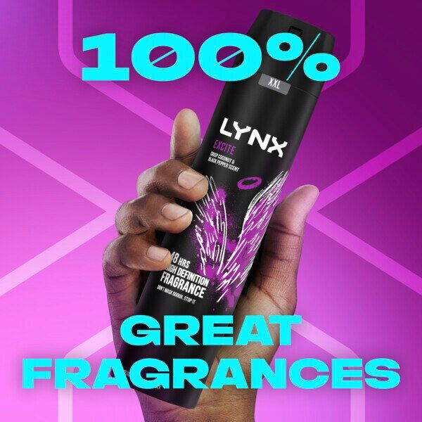 Lynx Deodorant Aerosol Bodyspray Xxl Excite 250ml GOODS Superdrug   