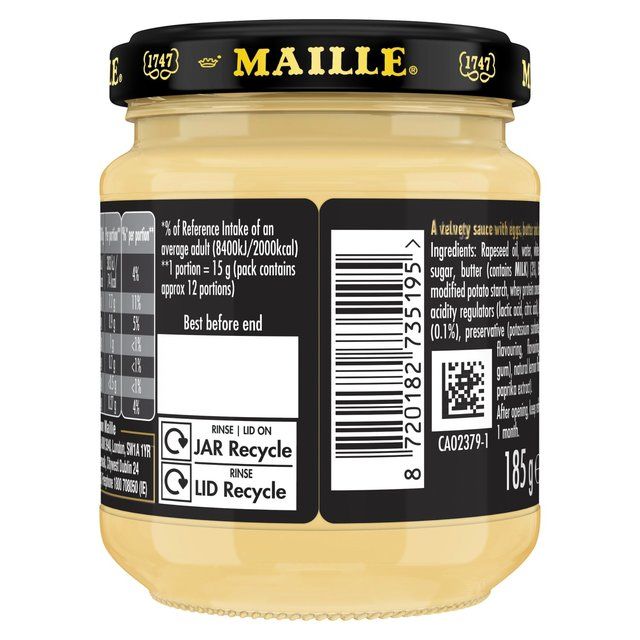 Maille Hollandaise Sauce    185g GOODS M&S   