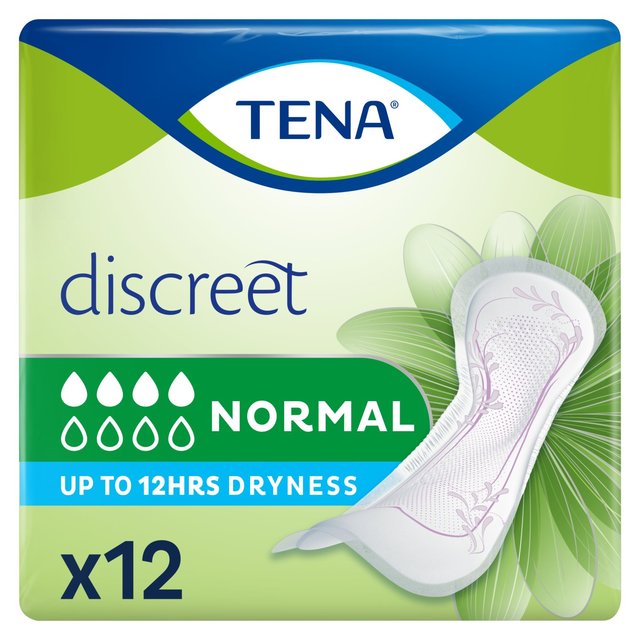 TENA Lady Discreet Normal Incontinence Pads   12 per pack