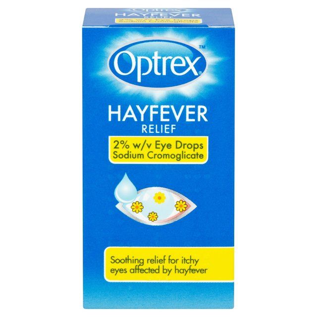 Optrex Hayfever Relief Eye Drops Itchy Eyes 2% w/v   10ml