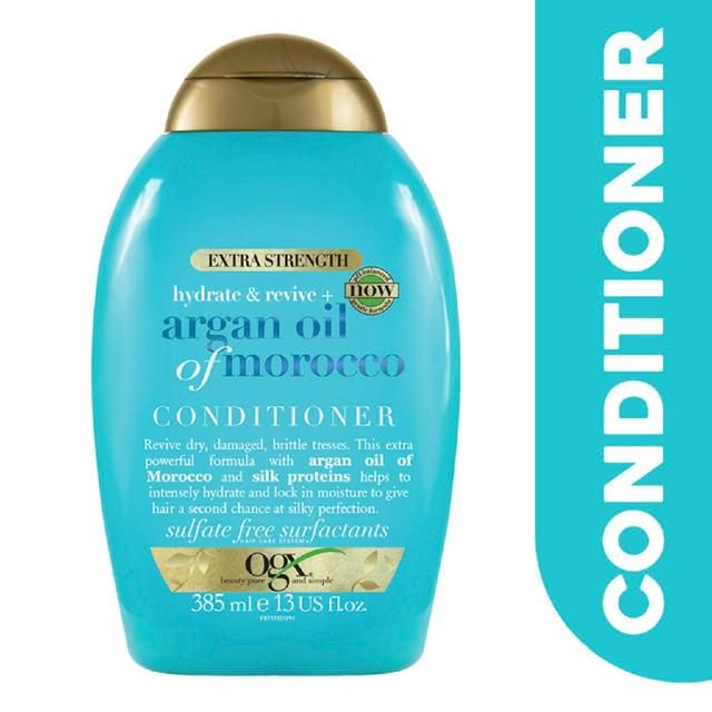 OGX Hydrate & Revive+ Argan oil Extra Strength pH Balanced Conditioner   385ml