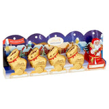 Lindt Santa & Sleigh   5 x 10g GOODS M&S   