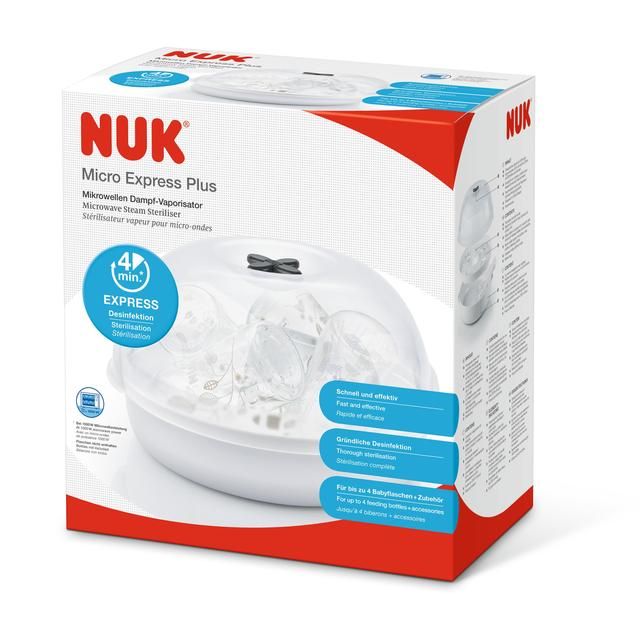 NUK Micro Express Plus Microwave Steam Steriliser