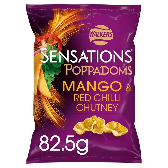 Sensations Mango & Chilli Chutney Sharing Bag Poppadoms   82.5g GOODS M&S   