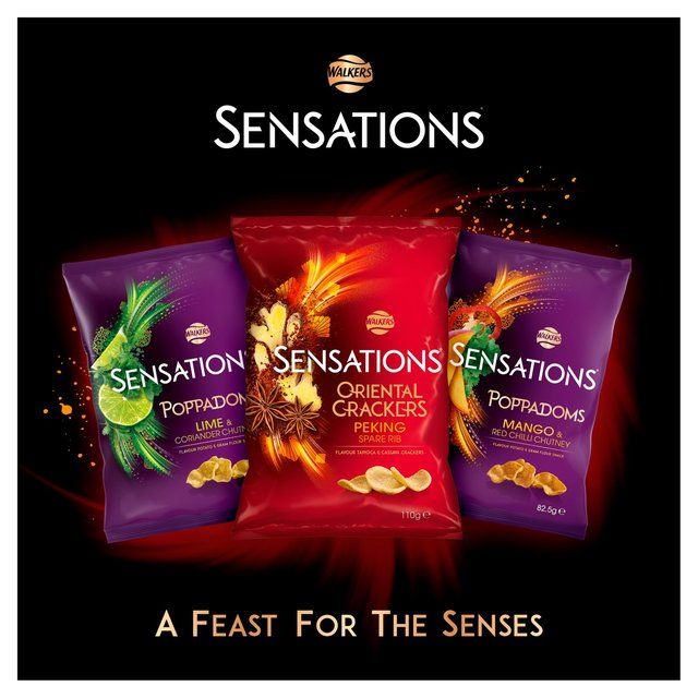 Sensations Mango & Chilli Chutney Sharing Bag Poppadoms   82.5g GOODS M&S   