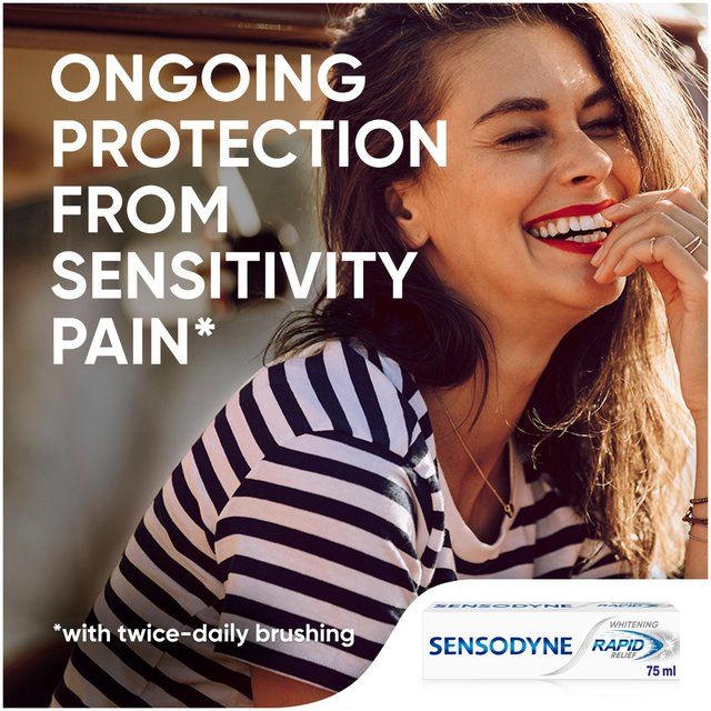 Sensodyne Rapid Relief Sensitive Whitening Toothpaste   75ml GOODS M&S   