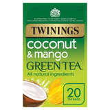 Twinings Coconut & Mango Green Tea   20 per pack GOODS M&S   
