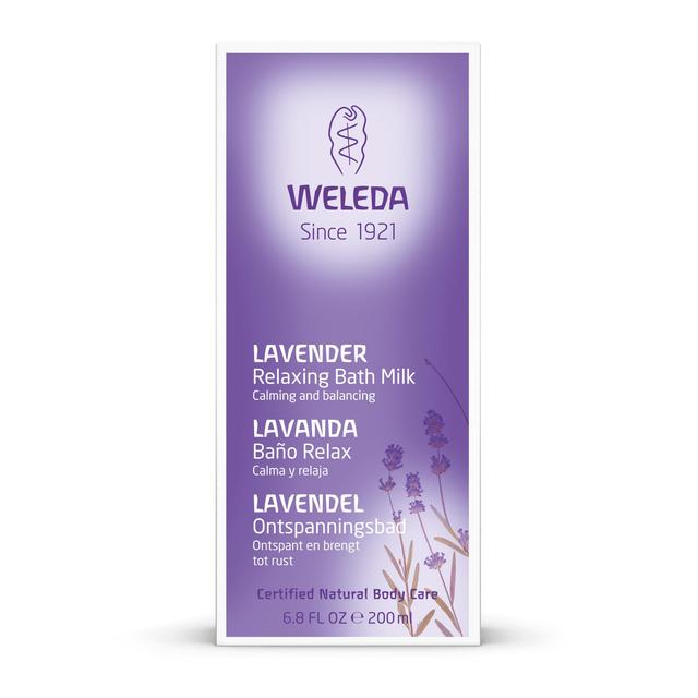 Weleda Natural Lavender Relaxing Bath Milk Vegan   200ml