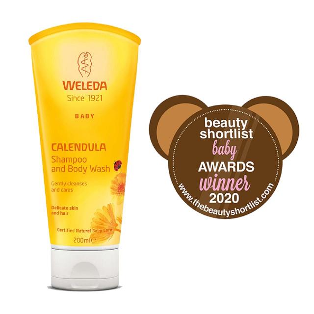 Weleda Baby Natural Calendula Vegan Shampoo & Body Wash   200ml GOODS M&S   