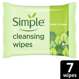 Simple Kind To Skin Cleansing Facial Wipes   7 per pack GOODS M&S   