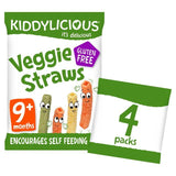 Kiddylicious Veggie Straws Baby Snacks Multi   4 x 12g