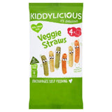 Kiddylicious Veggie Straws Baby Snacks Multi   4 x 12g