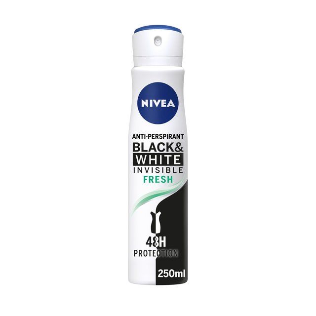 NIVEA Anti-Perspirant Deodorant Spray Black & White Fresh   250ml