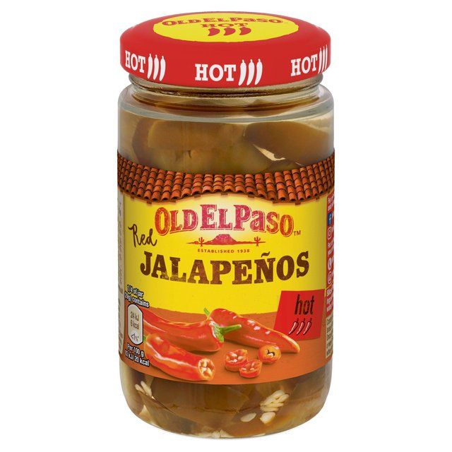 Old El Paso Sliced Red Jalapenos   215g