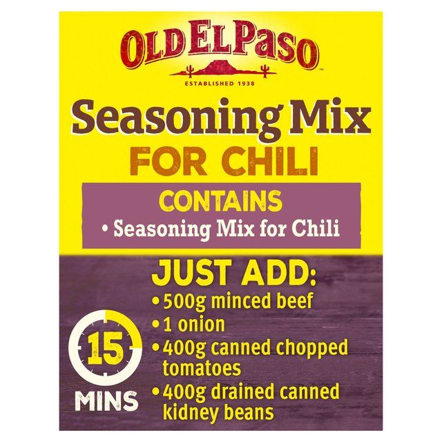 Old El Paso Chilli Seasoning Mix   39g GOODS M&S   