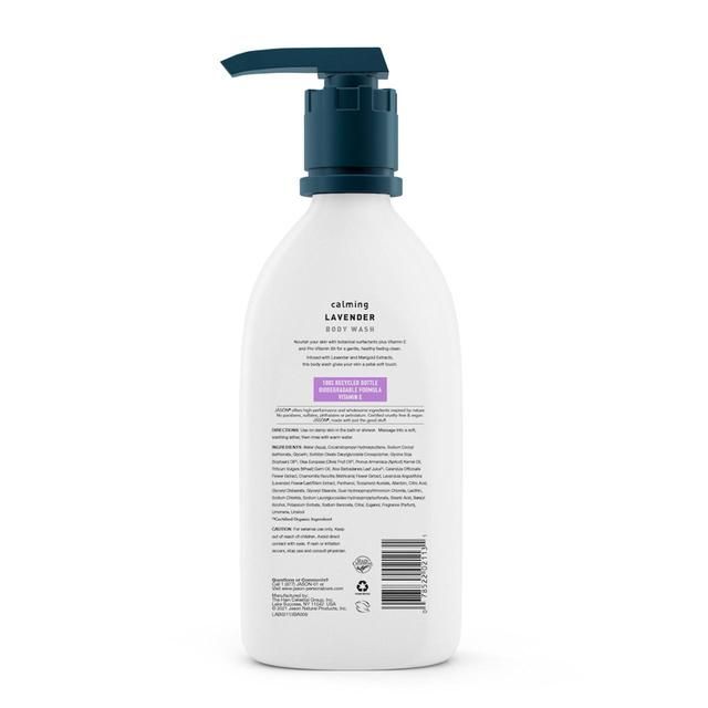 Jason Vegan Lavender Satin Body Wash Pump   900ml