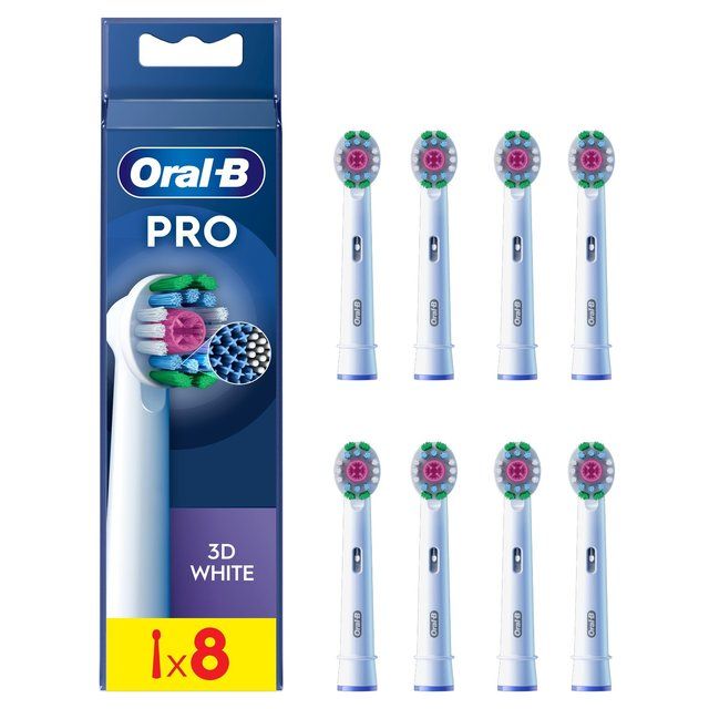 Oral-B 3DWhite Toothbrush Heads   8 per pack GOODS M&S   