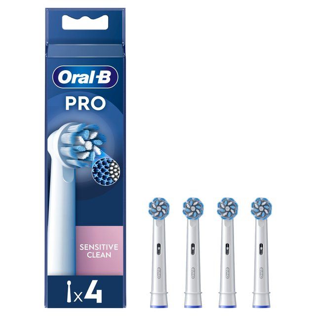 Oral-B Sensiclean Toothbrush Heads   4 per pack