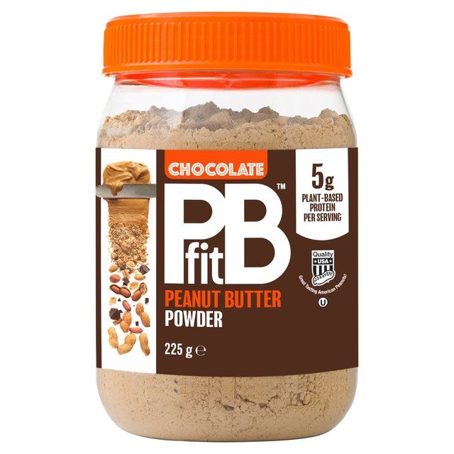 PBfit Chocolate Peanut Butter Powder - 88% Less Fat and High Protein   225g GOODS M&S   