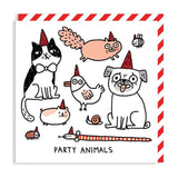 Party Animals Blank Card GOODS M&S   