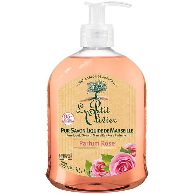 Le Petit Olivier Pure Liquid Soap Of Marseille Rose   300ml