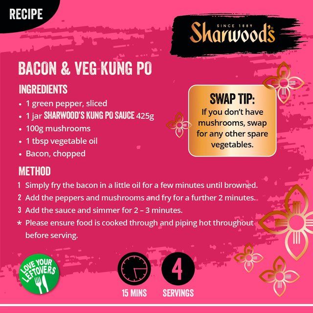 Sharwood's Stir Fry Kung Po Cooking Sauce   425g