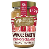 Whole Earth Organic Crunchy Peanut Butter   340g GOODS M&S   