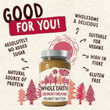 Whole Earth Organic Crunchy Peanut Butter   340g GOODS M&S   