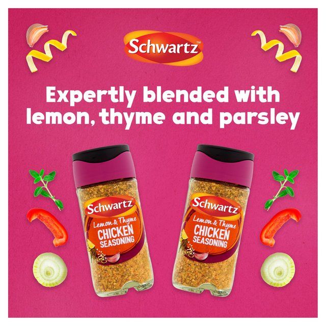 Schwartz Chicken Lemon & Thyme Seasoning   43g GOODS M&S   